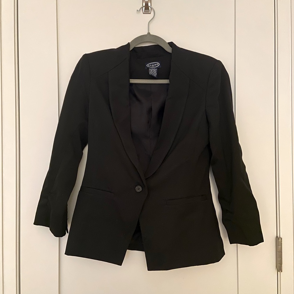 Scoop NYC Black Blazer